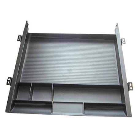 Custom Plastics Business Custom Plastics Cpf 89777 Pencil Drawer Tray With Slides - Black CPF 89777